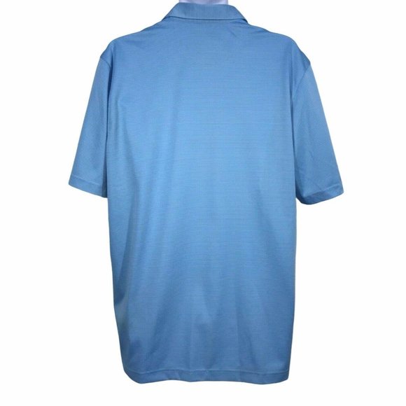 Greg Norman ML75 Play Dry Striped Golf Polo Large - Picture 6 of 7